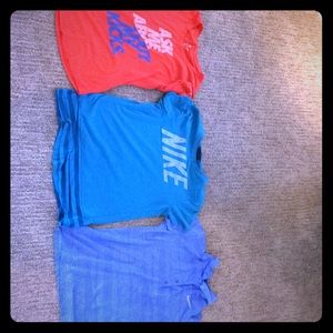 Golf T, two athletic t shirts